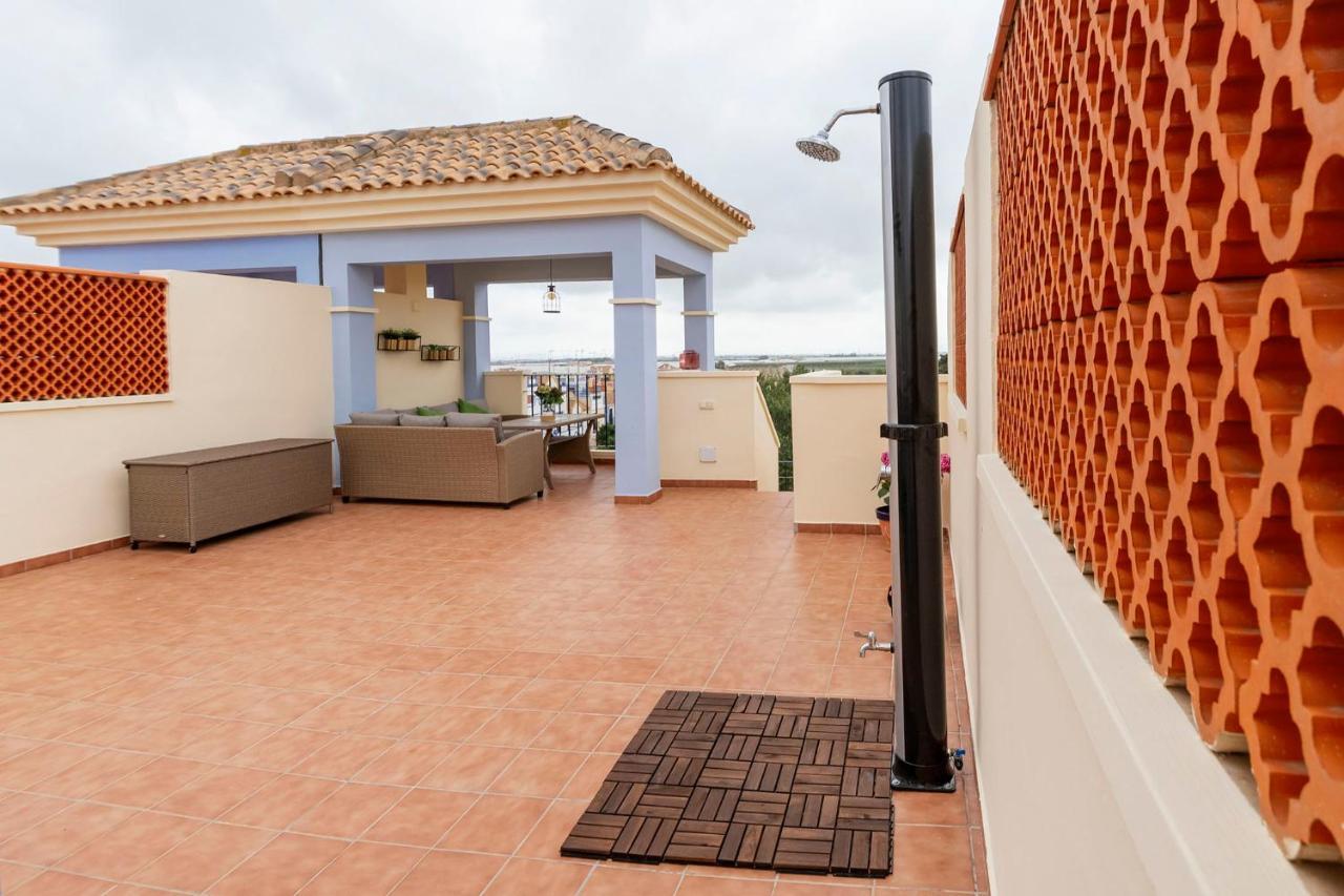 Apartmán Ático con terraza-solárium y piscina 4-6 personas WIFI A/C Roda Exteriér fotografie